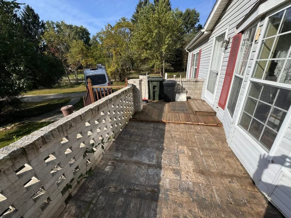 Complete Deck Transformation - Before